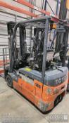 Toyota 8FBE20U Electric Forklift, 12,145.9 Hours