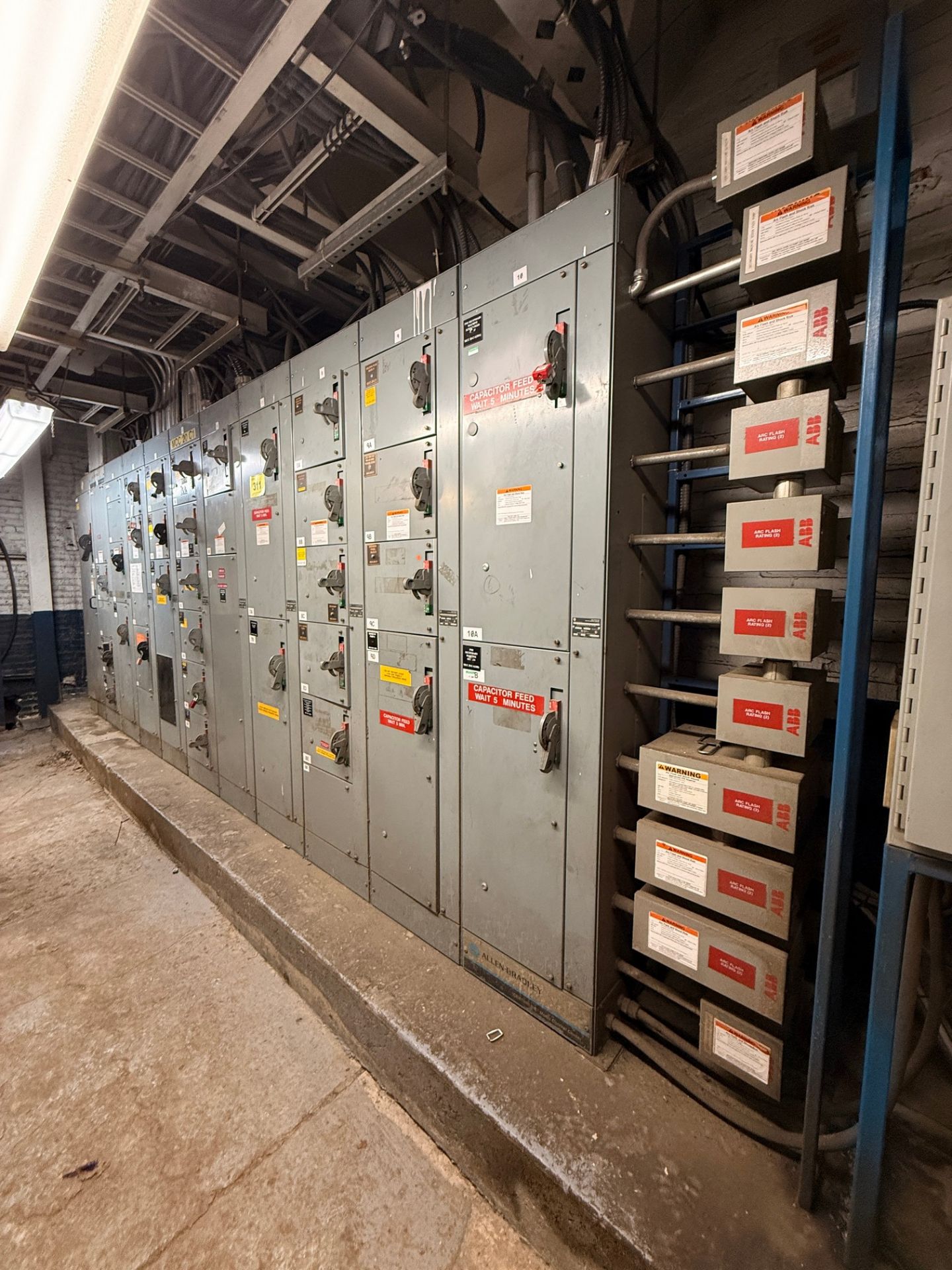 Stack Mcc Block ALLEN-BRADLEY MCC 20-C1 Breaker Stacker 10-Vertical Banks (Building 9 ...