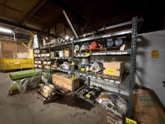 LOT OF (18) SECTIONS OF ASST. PALLET RACKING INCLUDING (25) FRAMES, (122) CROSS BEAMS (NO