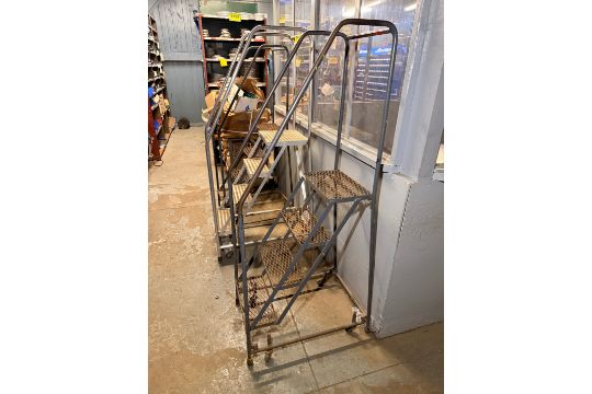 Body Shop Ladder (1) Lot of (3) 4' shop ladders (Loc. Warehouse store)