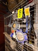 (1) Lot of (3) Assorted Gate valves ranging from 4'' to 6'' Butterfly valve w/ (1) 2'' Butterfly