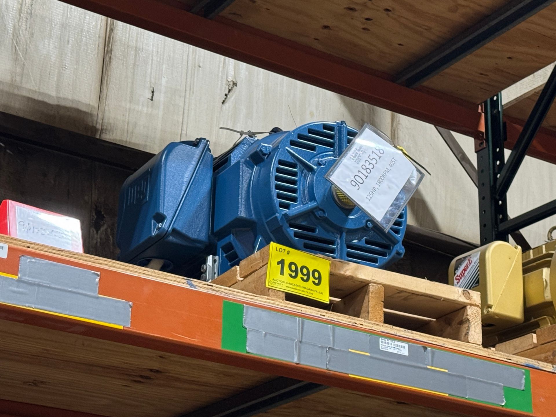 125HP MOTOR, 1,800 RPM, 405T FRAME (90183518)