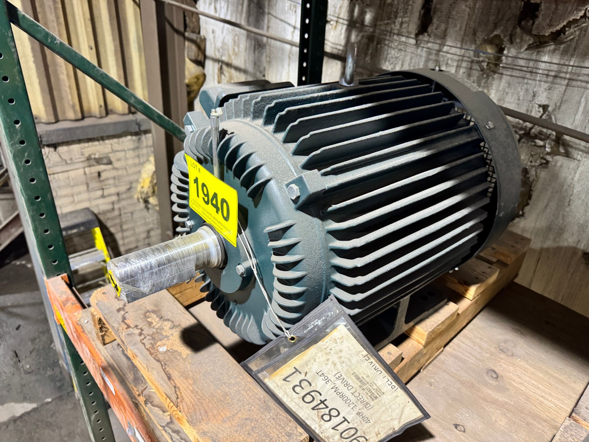 TOSHIBA 0406SDSR41A-P 40HP, 30Kw, 1200 (RPM), Frame: 364T (Direct Drive ...
