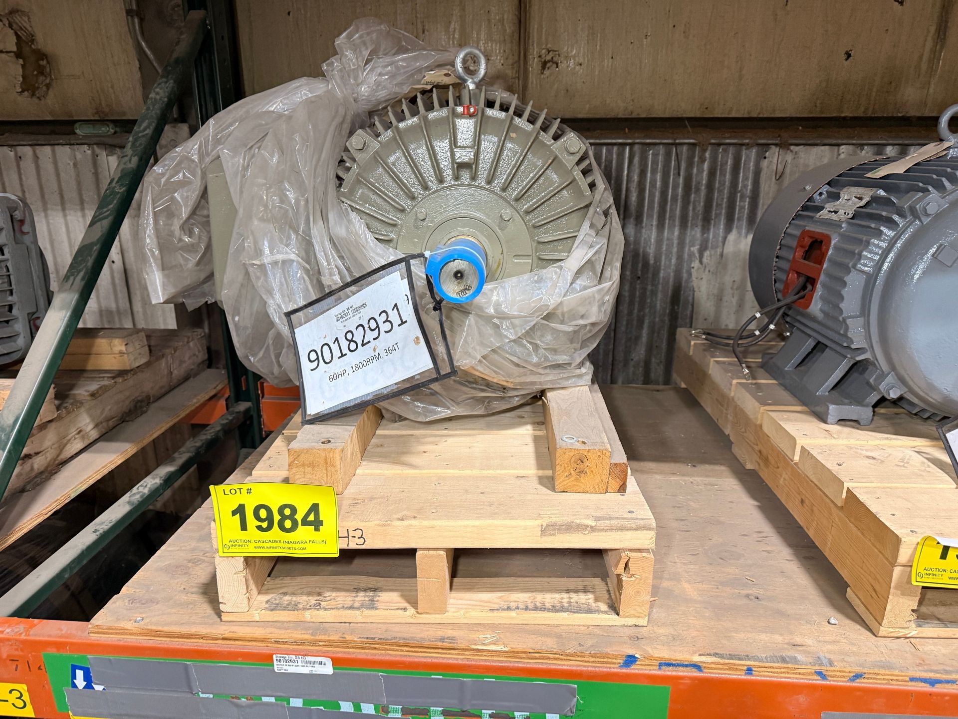60HP MOTOR, 1,800 RPM, 364T FRAME (90182931)