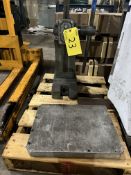 LOT OF ARBOR PRESS AND SURFACE PLATE