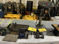 KING CANADA 4" BELT / 6" DISC SANDER AND PORTER CABLE BENCH TOP DRILL PRESS