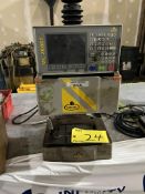 COUTH MC2000 MARKING MACHINE W/ MC2000T2 DIGITAL CONTROL, PENDANT, ADJUSTABLE HEIGHT STAND