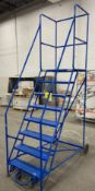 2014 CONWAY MODEL 8H-EXT22.5 PORTABLE WAREHOUSE LADDER, S/N 70584
