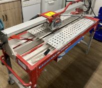 2013 MONTOLIT BROOKLYN ART 987EV TILE BRIDGE SAW, S/N 0030136