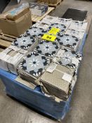 LOT OF (1008) RETRO WIND ROSE 8" X 8" TILE (453) S.F. (SUBJECT TO BULK BID LOT 21A)