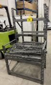 LOT OF (2) SECTIONS METAL RACKING