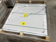 LOT OF (35) STATUARIO SUPERIORE 48" X 48" TILE, (560) S.F. (SUBJECT TO BULK BID LOT 21A)