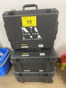 LOT OF (3) PLASTIC CASES