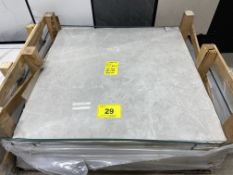 LOT OF (35) SUPREME EVO GREY MARI TILE, 48" X 48" (560) S.F. (SUBJECT TO BULK BID LOT 21A)