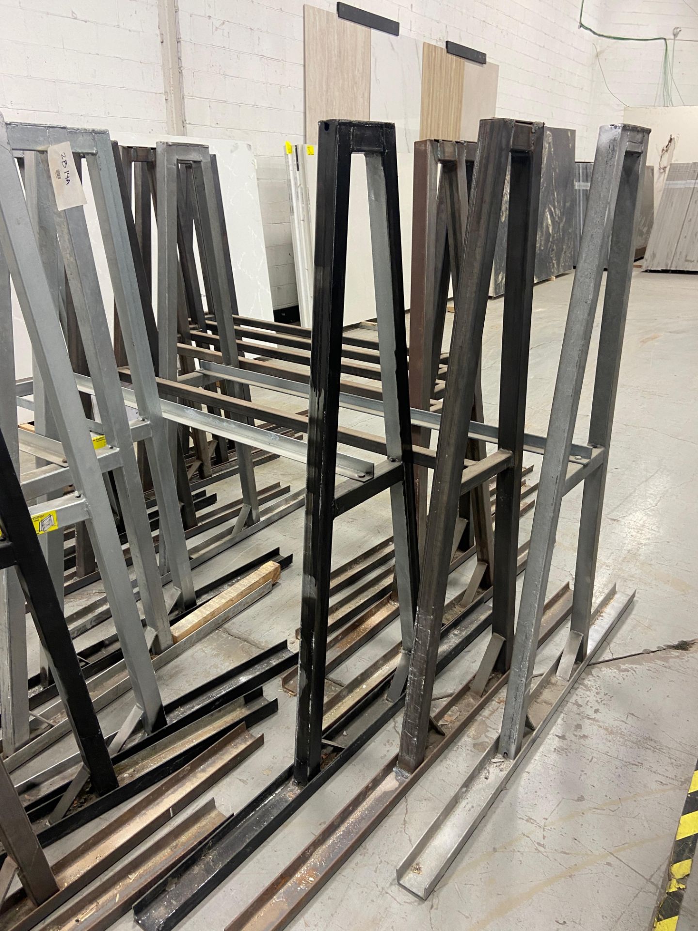 LOT OF APPROX. (25) SLAB RACKS