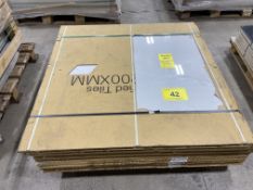 LOT OF (21) MOUNTAIN WHITE 48" X 48" TILE, (336) S.F. (SUBJECT TO BULK BID LOT 21A)