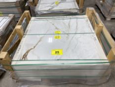 LOT OF (36) SUPREME EVO ANTIQUE WHITE TILE, 48" X 48" (576) S.F. (SUBJECT TO BULK BID LOT 21A)