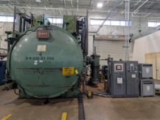 Ipsen 1124 Vacuum Furnace, VFCB-48x96x48-24-R Dims: 96"ID Hotbox Dims: 52"x 63-1/2"ID Depth: 120";