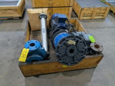 Assorted Contents of Pallet Pumps, motors,etc