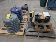 (2) Blower Motors W/ Covers (1 motor disassembled)