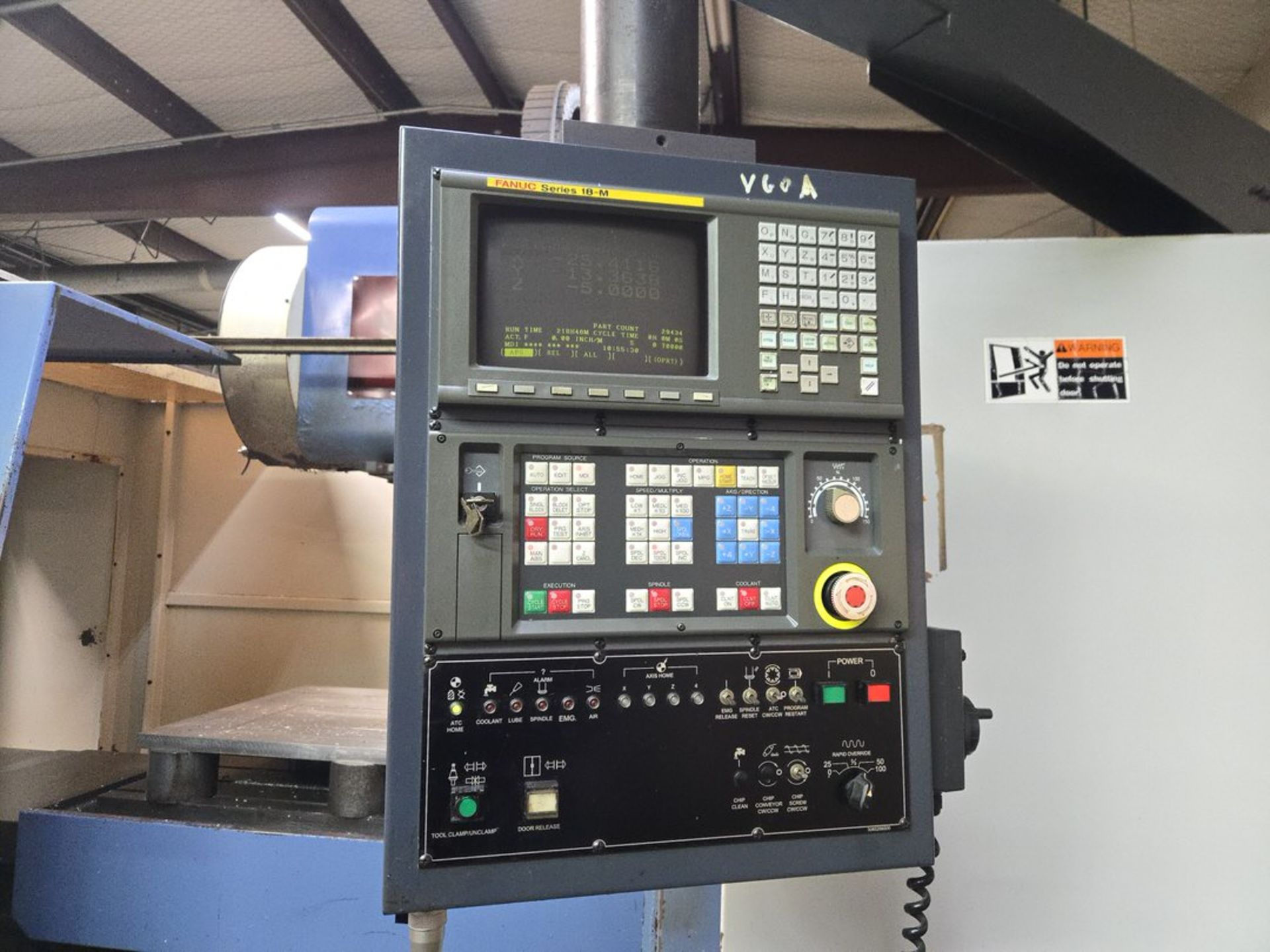2001 Leadwell V-60 VMC w/ Fanuc 18-M Controller, 24 Slot ATC