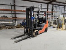 Toyota 8FGCU30 Forklift w/ Side Shift, 2 Stage Mast; 5,120lb Capacity, 16,248.6 Hours