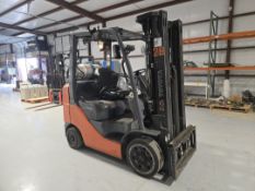 Toyota 8FGCU25 Forklift w/ Side Shift, 2 Stage Mast & Digital Speedometer; 2,400lb Capacity, 10,