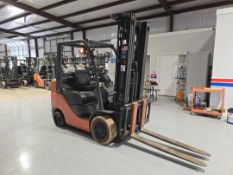 Toyota 8FGCU30 Forklift w/ Side Shift, 2 Stage Mast & Digital Speedometer; 5,020lb Capacity, 12,