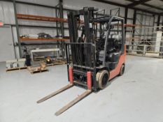 Toyota 8FGCU25 Forklift w/ Side Shift, 2 Stage Mast & Digital Speedometer; 4,500lb Capacity, 12,