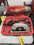 LOT Milwaukee 7" Disc Sander, Milwaukee 7 - 1/4" Tilt Lock Circ. Saw