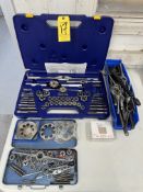 LOT Irwin Hanson 53 Pc. Tape and Die Set (New), Asst. Dies and Die Handles
