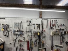 LOT Asst. Hand Tools on Wall