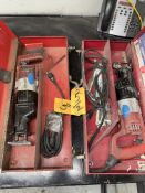 LOT (2) Milwaukee HD Super Sawzall's w/ Cases