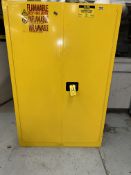 Uline H-2219S-Y 2-Door Chemical Cabinet