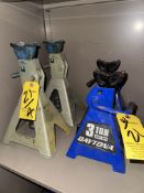 4 Asst. Car Jack Stands