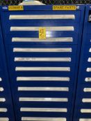 Fastenal 11 Drawer Parts Cabinet with Screws, Connectors, Hose, Power Supply, Gages