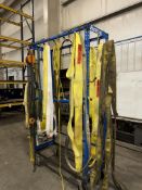 Fastenal Port. Strap Rack with Slings & 2 Ton Chainfall