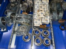 AMI Bearings, Pillow Bushing, Gears in 4 Drawers
