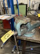 6" Shop Vise with 4' x 6' Steel Table