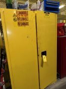 Uline H-1564M-Y Chemical Cabinet 2 Door