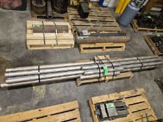 7 LENGTH OF 660 BARING BRONZE MATERIAL 9 FT. X 2 1/2 IN. X 13/4 IN. ($1000 A LENGTH NEW)