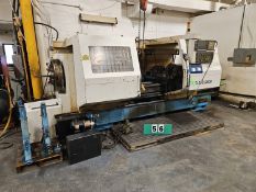 2008 CHIN HUNG ADVANCE CNC LATHE, MODEL CL38C 2000, 220V, 35 KVA, FANUC SERIES OI-TC, 20 IN. SCHUNK