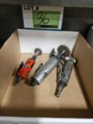 BOX OF 3 ASSORTED DIE GRINDERS