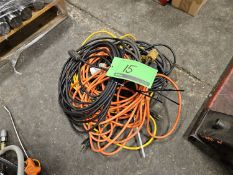 LOT OF ASSORTED EXTENSION CORDS