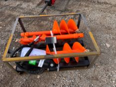 RayTree Skid Steer Auger w/ 3 Bits