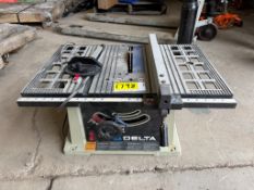 Delta Benchtop Table Saw