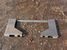 Wolverine Skid Steer Open Blank Plate