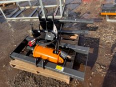 Wolverine Skid Steer Auger Drive & 2 Bits