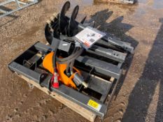 Wolverine Skid Steer Auger Drive & 2 Bits
