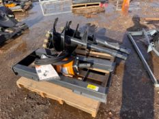 Wolverine Skid Steer Auger Drive & 2 Bits